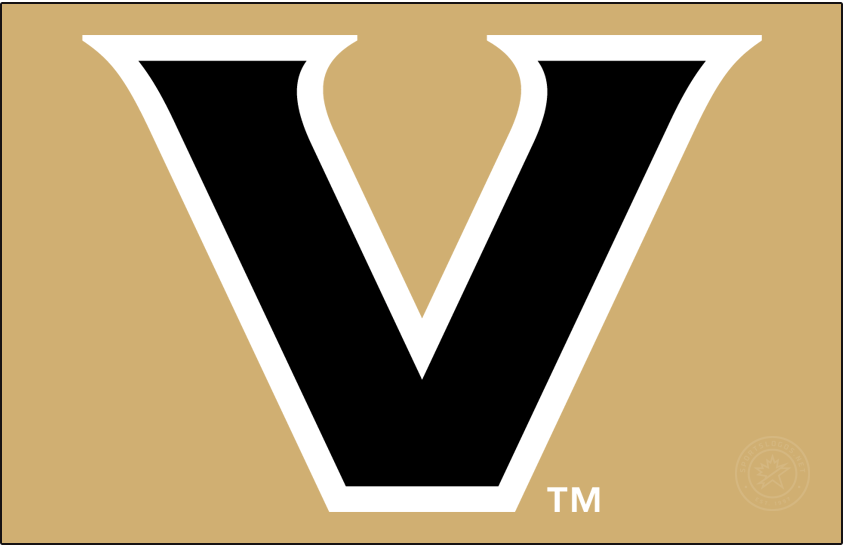 Vanderbilt Commodores 2022-Pres Primary Dark Logo v2 t shirts iron on transfers